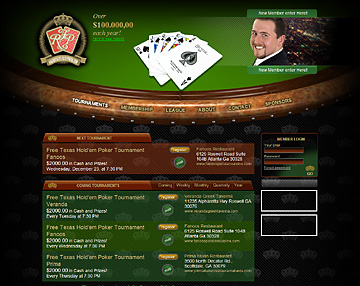 Дизайн сайта Royal Flush Poker